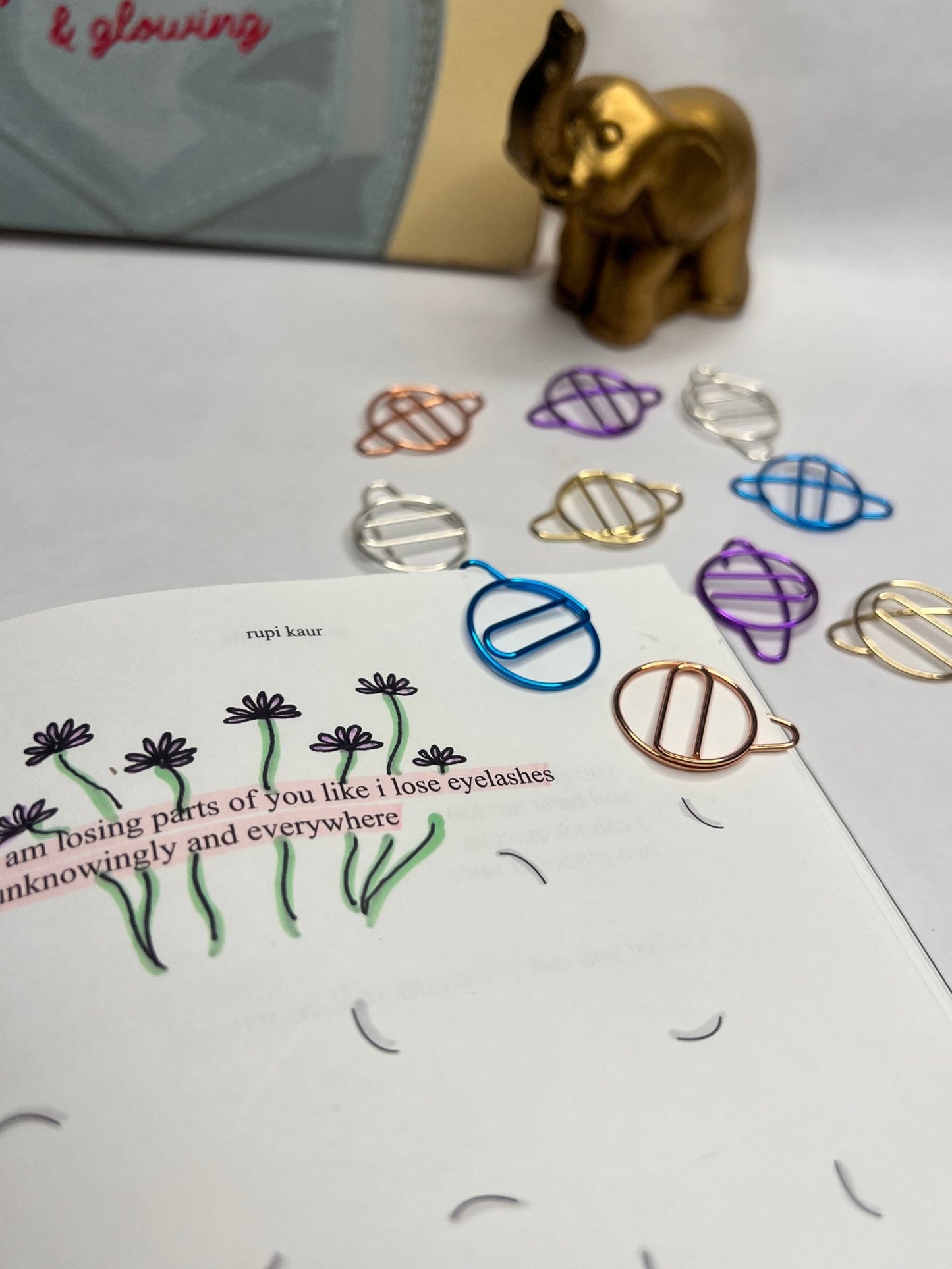 So Cute & Adorable Paper Clips, These make your book attractive Cute Stationary.