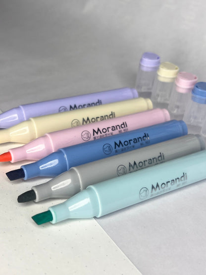 Cute highlighter marker pens with beautiful and aesthetic colors available at Point Blank stationery store.